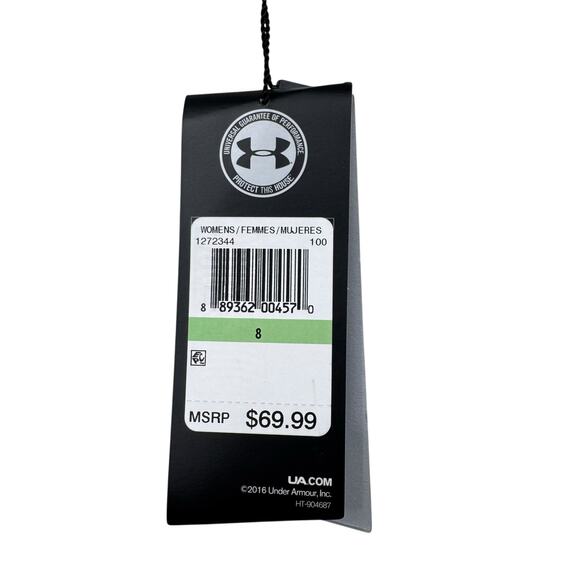 Under Armour NWT Women's Cream White Fitted Moisture Wicking Golf Pants 1272344 - Picture 9 of 11